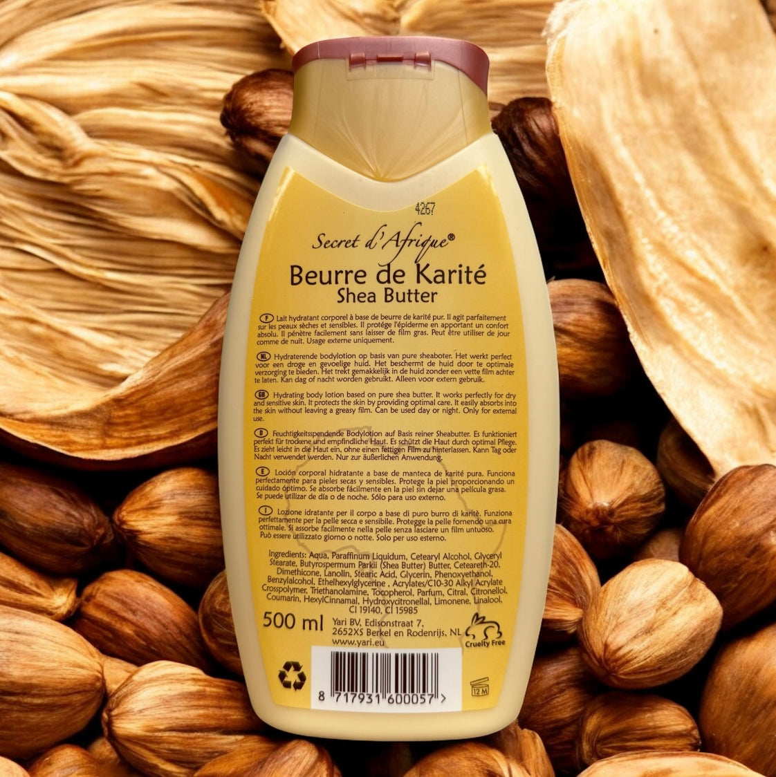 hand body lotion vitamin E